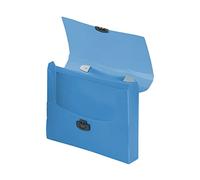 Beautone 32861 - Cartella portadocumenti, formato A4, colore: blu trasparente