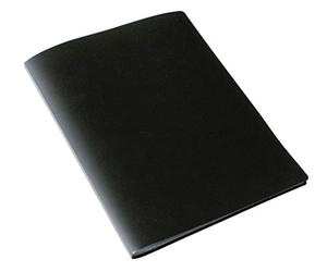 Beautone D335903 Portalistino A4 Con Copertina Semirigida Nera, 100 Buste, 12 Pz