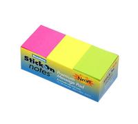 Beautone Stick On Notes autoadesivi riposizionabili neon assortiti 38x50mm 12pz
