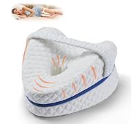 BEAUTRIP Cuscino per Gambe | Ginocchiera ergonomica per Dormire | Ginocchiere in Memory Foam con Cinturino per traversina Laterale | Cuscino poggiagambe sfoderabile e Lavabile