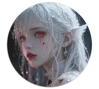 Beauty 1000 Pieces Round Puzzles Creative Jigsaw Impossible Hard Difficult Challenging for Adults And Kids Unique Challenge Game 1000pcs (67.5x67.5cm)