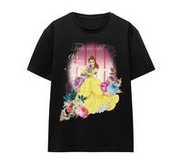 Beauty And The Beast Maglietta Belle Fiori Adulto Unisex (TV17155)