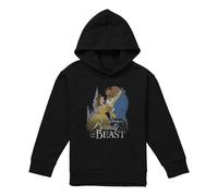 Beauty And The BeastFelpa con Cappuccio Bestia Belle Castello Bambini (TV22373)