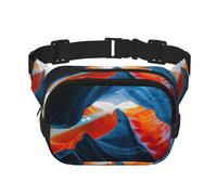 Beauty Antelope Canyon Print Marsupio Marsupio - Keeper Grande Marsupio alla moda per donne e uomini, marsupio regolabile, per corsa, passeggiate all'aperto