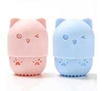 Beauty Blender Holder,Porta Beauty Blender,Porta Spugna Trucco Silicone,Custodia da Viaggio Blender,Supporto in Silicone per Spugna per Il Trucco,Custodia Spugna per Trucco per Viaggio,Lavabile,2PC