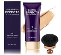 Beauty Body Coverage Perfector con pennello,2 in 1 Camouflage e Illuminante per il corpo,Perfezionatore per tutto il viso,Crema Corpo Coverage Perfector,Lucido Naturale a Lunga Tenuta (Avorio)