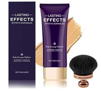 Beauty Body Coverage Perfector con pennello,2 in 1 Camouflage e Illuminante per il corpo,Perfezionatore per tutto il viso,Crema Corpo Coverage Perfector,Lucido Naturale a Lunga Tenuta (Naturale)