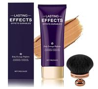Beauty Body Coverage Perfector con pennello,2 in 1 Camouflage e Illuminante per il corpo,Perfezionatore per tutto il viso,Crema Corpo Coverage Perfector,Lucido Naturale a Lunga Tenuta (Scuro)