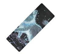 Beauty Bohemian Cat stampato tappetino yoga con borsa per la casa, gomma naturale antiscivolo, con borse tapete para ejercicio 180,3 x 66 cm