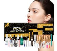Beauty Calendario 'Avvento 2024 per donne | 24 griglie idratanti per la cura del viso - Calendario natalizio - Set idratante per la cura del viso per appuntamenti, viaggi, campeggio