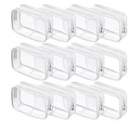 Beauty Case 1/12 pz. Trasparente PVC Storage Travel Organizer Borsa for il trucco trasparente for cosmetici Beauty Case da toeletta Borse for lavaggio(Clear L,12pcs)