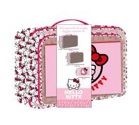 Beauty case da viaggio Hello Kitty | Set di astucci da trucco con disegno Kawaii per ragazze e donne
