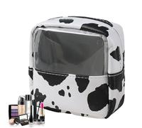 Beauty case - Borsa organizer da viaggio con stampa | Borsa per il trucco impermeabile per la cura della pelle, shampoo, articoli da toeletta, donna, ragazza, Borsa per rossetti trasparente, se