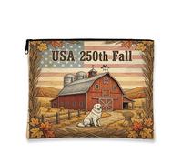 Beauty case con cane dei Grandi Pirenei 250 anni, borsa da viaggio per donne e ragazze, borsa da viaggio per donne e ragazze, piccola tela portatile con cerniera, 17,8 x 22,9 cm