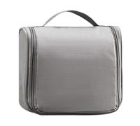 Beauty case con scomparti multipli, trousse per cosmetici con più scomparti, borsa portatile per trucchi da viaggio, organizer, custodia impermeabile per gioielli, grigio., vedi descrizione, Vedi