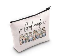 Beauty case con scritta in inglese "So God Made A Mimi", idea regalo per la nonna, con scritta in inglese "So God Made A Mimi", idea regalo per la vita, Così Dio ha fatto un Mimi