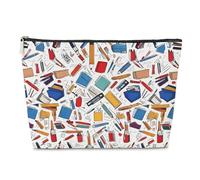 Beauty case con scritta "Welcome Back to School", regalo per insegnante, figlia, studente, insegnante, settimana, laurea, compleanno, vacanze, primo giorno di scuola e apprezzamento degli insegnanti,