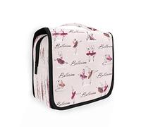 Beauty case da appendere con motivo ballerino, per donne e uomini, portatile, organizer per cosmetici, borsa per cosmetici, impermeabile, essenziale da viaggio, grande, per bambini e ragazze,