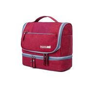 Beauty case da appendere, pieghevole, da viaggio, con maniglia, multifunzione, per cosmetici, salvaspazio, per uomini e donne, b, Pratico e portatile