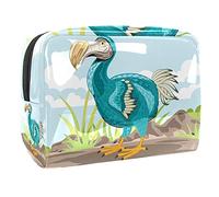 Beauty case da donna, adorabile e capiente, impermeabile, da viaggio, carino, con icone che creano il rumore, motivo giallo, borsa da toeletta organizer per accessori come regalo, Multicolore 04,