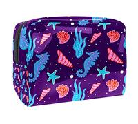Beauty case da donna, adorabile e capiente, impermeabile, da viaggio, con grazioso motivo dragone, accessorio organizer per accessori come regalo, Multicolore 09, 18.5x7.5x13cm/7.3x3x5.1in, Beauty