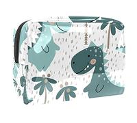 Beauty case da donna, adorabile e capiente, impermeabile, da viaggio, con grazioso motivo dragone, accessorio organizer per accessori come regalo, Multicolore 01, 18.5x7.5x13cm/7.3x3x5.1in, Beauty