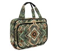 Beauty case da donna, borsa da toilette da viaggio, con divertente gatto che cavalca una balena, organizer per cosmetici e articoli da toeletta per accessori essenziali da viaggio, Multicolore 9, M