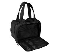 Beauty case da donna, borsa da viaggio, borsa per trucco, beauty case con maniglia, per trucco, accessori, shampoo, articoli per la vita quotidiana, Nero , 1