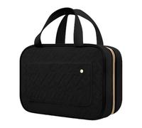 Beauty Case da Donna da Viaggio Trousse Trucchi Ragazza Grande per il Trucco da Appendere Borsa per Cosmetici da Viaggio Accessori Articoli da Toeletta e Makeup Medio Nero