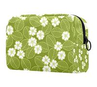 Beauty case da donna e ragazza con fatine che volano intorno al fiore spazioso beauty case borsetta con cerniera, Multicolore 06, 18.5x7.5x13cm/7.3x3x5.1in, Beauty Case