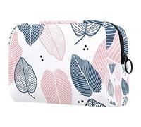 Beauty case da donna e ragazza con fatine che volano intorno al fiore spazioso beauty case borsetta con cerniera, Multicolore 09, 18.5x7.5x13cm/7.3x3x5.1in, Beauty Case