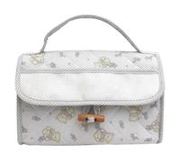 Beauty Case da Neonato da Ricamare a Punto Croce, Beauty Case con Tela Aida, Organizer per prodotti toilette neonato, fantasia Orsetti Oxford
