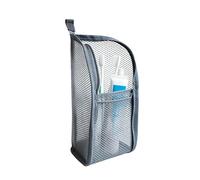 Beauty case da uomo, portatile, in rete, multi-scomparto, borsa per trucchi da donna, organizer per articoli da toeletta, per casa, doccia, camera da letto, dormitorio, palestra, hotel, ospedale
