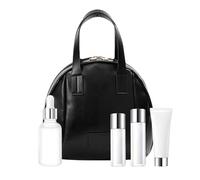 Beauty case da viaggio, a forma di conchiglia, borsa da toeletta portatile, per casa, hotel, campeggio, viaggi di lavoro, pendolari, palestra, vacanze, Nero , Fare riferimento alla descrizione, Unisex