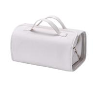 Beauty case da viaggio - beauty case da donna | beauty case da viaggio 4 scomparti | beauty case da viaggio | beauty case da viaggio pieghevole organizer da viaggio per viaggi, Creamy, vedi