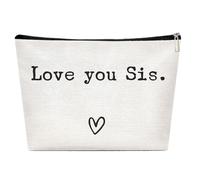 Beauty case da viaggio - Best Sister Brothers Best Organizer, borsa organizer per l'alloggio | Borsa da toilette portatile da viaggio, Multicolore, Te amo hermana, descrizione