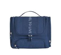 Beauty Case Da Viaggio Borsa for cosmetici da appendere for uomo impermeabile, borsa for trucco for organizzatore di viaggio for le donne, for il, toilette for lavaggio a secco(DEEP BLUE)