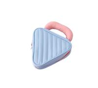 beauty case da viaggio Borsa for cosmetici piccola Borsa for cosmetici portatile Borsa for cosmetici a triangolo for rossetto Borsa da viaggio semplice for trucchi trousse trucchi donna(Color:A)