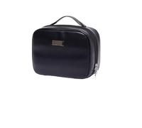 beauty case da viaggio Borsa for cosmetici quadrata Borsa for cosmetici a doppio strato di grande capacità Borsa for cosmetici da viaggio impermeabile portatile trousse trucchi donna(Color:A)