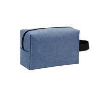 Beauty Case Da Viaggio Borsa for il trucco da uomo Custodie viaggio sospese Organizzatore di articoli toeletta donna Borse for lavaggio femminile impermeabili(Light Blue)