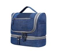 Beauty Case Da Viaggio Borsa for il trucco multifunzionale da appendere, organizer viaggio, borse for cosmetici, accessori donna, borsa for, toilette(DEEP BLUE)