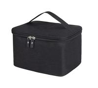 Beauty Case da Viaggio, Borsa per Trucco Organiser Cosmetici Bag, Grande Capacità Borsa da Toilette Organizer per Articoli da Toeletta per Donna Uomini Bambina Ragazze, Nero