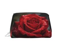 Beauty case da viaggio chic con stampa Morning Glory, grazioso astuccio per cosmetici da donna per borsa e uso in movimento, Rosa brillante., One Size, Classico