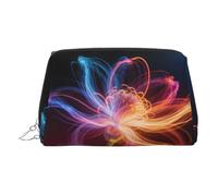 Beauty case da viaggio chic con stampa Morning Glory, grazioso astuccio per cosmetici da donna per borsa e uso in movimento, Fiore colorato., One Size, Classico