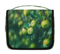 Beauty case da viaggio con albero di mele per donne, uomini, ragazze, ragazzi, cosmetici, cosmetici, da appendere, per articoli da toeletta, organizer da doccia, Colore, 4.5 L, Organizer per borse