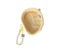 Beauty case da viaggio con cubi trasparenti alla moda con disegni di frutta, borsa da viaggio per donne e bambini, Giallo, Bellezza di massa
