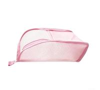 Beauty case da viaggio con funzione di supporto, impermeabile, in tessuto EVA per trucco, spazzolino da denti e articoli per la cura della persona, colore rosa
