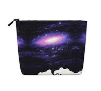 Beauty case da viaggio con motivo Galaxy Space Art a singolo strato, adatto per viaggi di lavoro e uso quotidiano., Galaxy Space Art, taglia unica