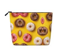 Beauty case da viaggio con motivo Galaxy Space Art a singolo strato, adatto per viaggi di lavoro e uso quotidiano., Ciambella, taglia unica
