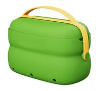 Beauty case da viaggio con separazione asciutta e bagnata, per palestra, viaggi di lavoro e mantenere gli oggetti puliti e asciutti, borsa per cosmetici per studenti, Verde, Bellezza di massa